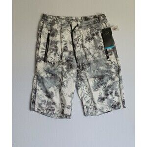Split Men's Tech Fleece Comfort Shorts Multi Zipper Pocket Size M Tie Dye NWT